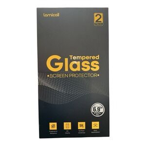 Lamicall - Tempered Glass (6.9") - iPhone 16 Pro Max 2 Pack
